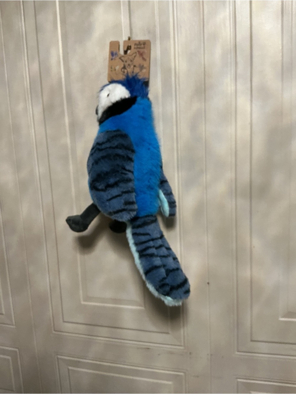 Pally Paws 16” Beautiful Bird Dog Toy w/ Clinker & Squeaker New